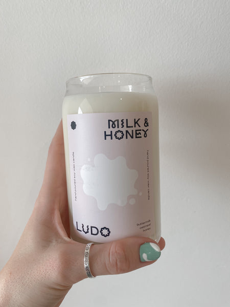 Ludo Candle Milk & Honey
