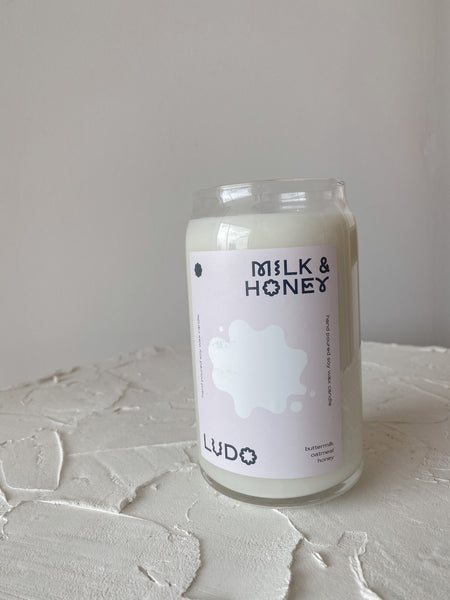 Ludo Candle Milk & Honey