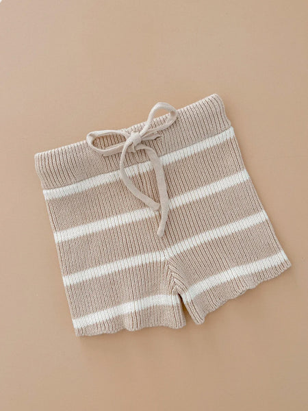 SHORTS | BISCUITS STRIPES RIBBED